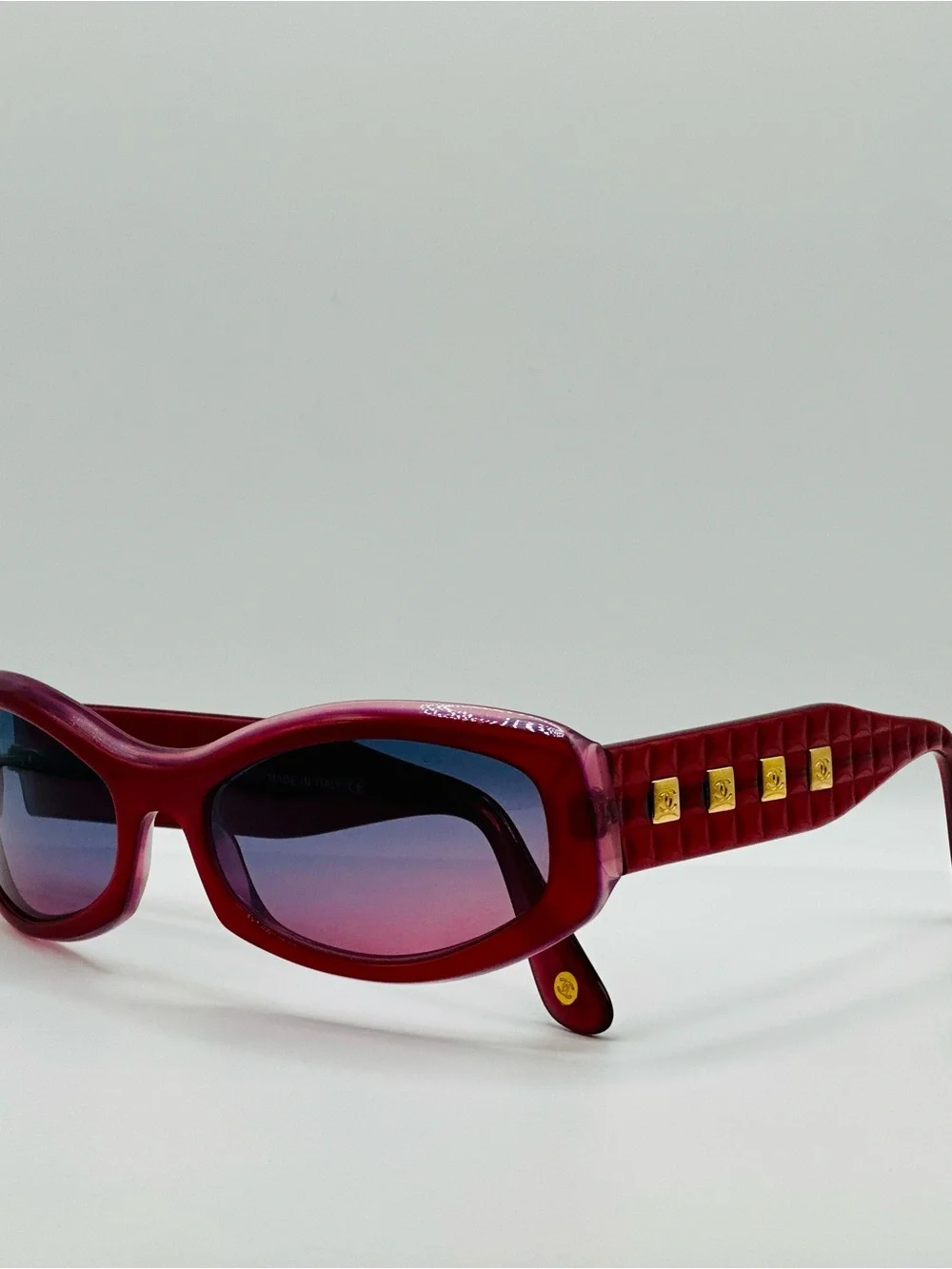 Chanel ‘Chocolate Bar’ 5029 Sunglasses ~ Gold Hardware